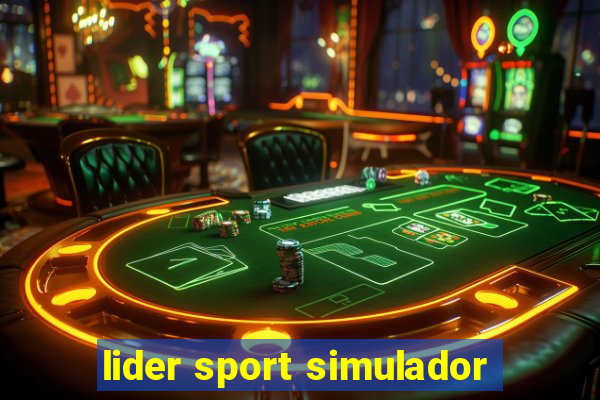 lider sport simulador